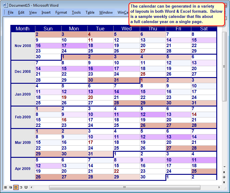 free ovulation calendar
