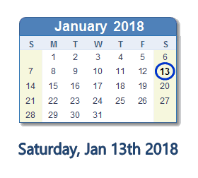 January 13 2018 Date In History News Social Media Day Info