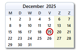 De datum van vandaag